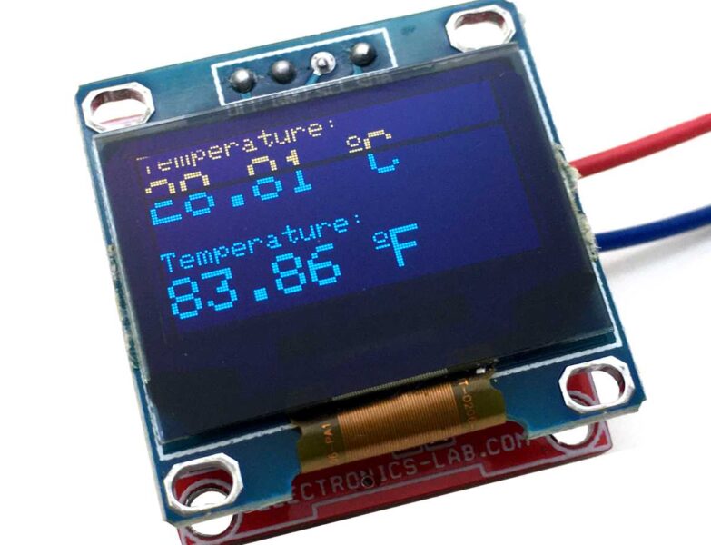 ThermoDuino – OLED Display Thermometer and Tiny Arduino Board