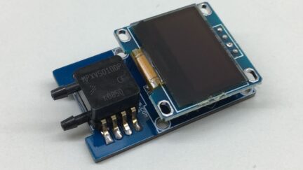 Digital Pressure Gauge 0 to 10kPa (0 to 1.75 psi) with OLED display