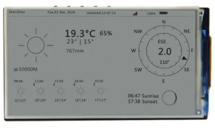 TTGO T5: ESP32-Based Development Kit with 4.7-inch e-Paper Display