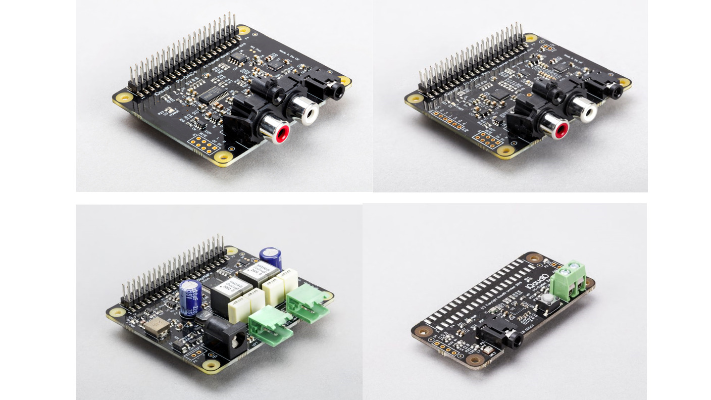 Four IQaudio add-ons to join the Raspberry Pi product line