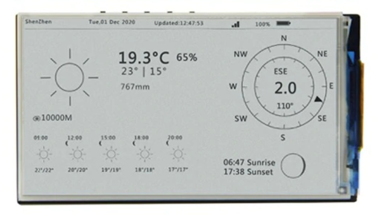 TTGO T5: ESP32-Based Development Kit with 4.7-inch e-Paper Display