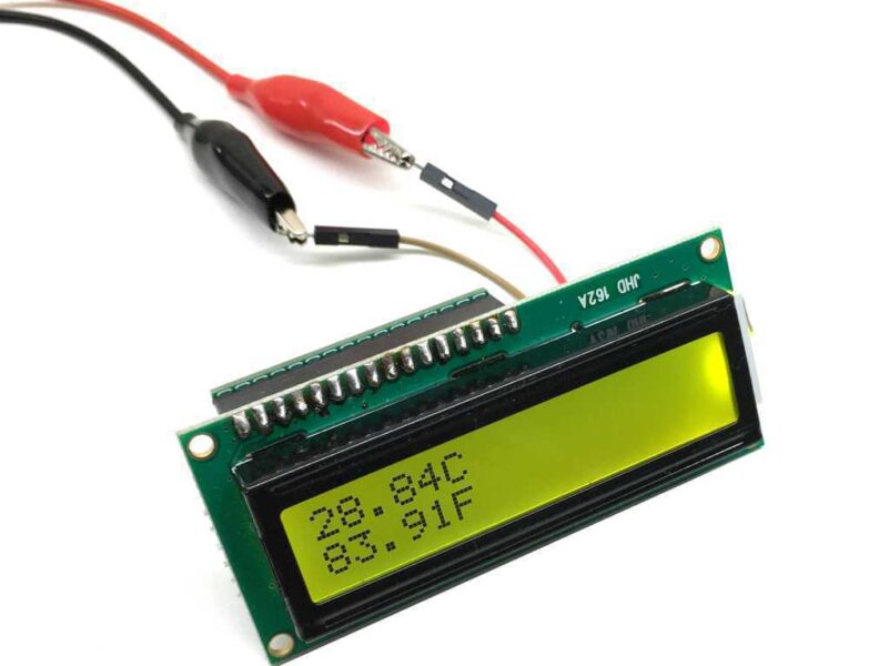 Low Cost Room Thermometer Using 16×2 LCD and Atmega328