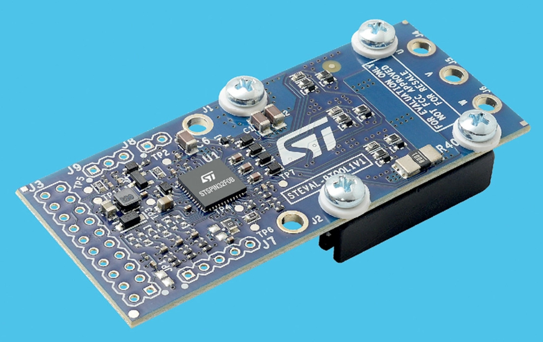 STMicroelectronics STEVAL-PTOOL1V1 BLDC Motor Driver for Battery-Powered Applications