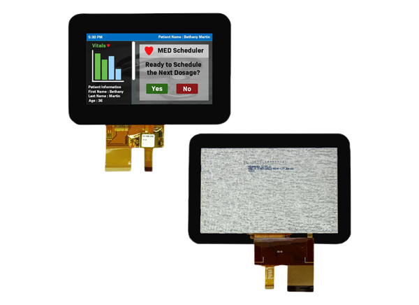 Riverdi High Brightness IPS TFT Modules With Multi-Touch, Gestures, and High-Precision