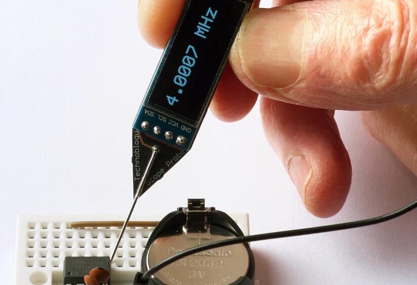 Miniature Frequency Probe measures 1Hz to 5MHz