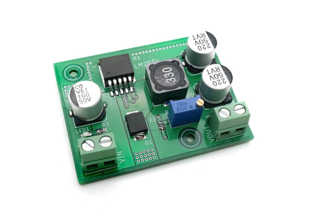 1.2V to 35V @ 3A Adjustable Step-down Regulator using LM2596