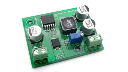 1.2V to 35V @ 3A Adjustable Step-down Regulator using LM2596