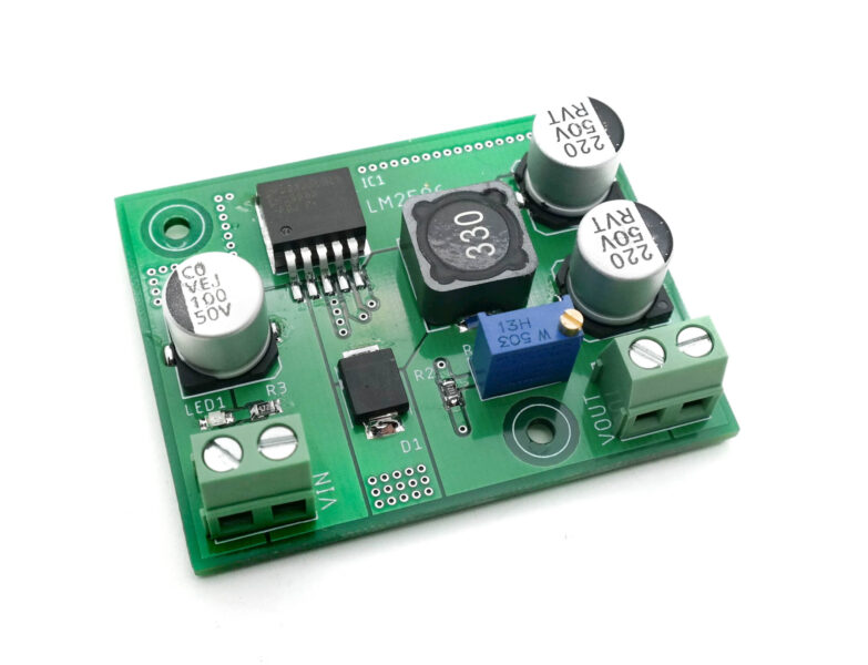 1.2V to 35V @ 3A Adjustable Step-down Regulator using LM2596