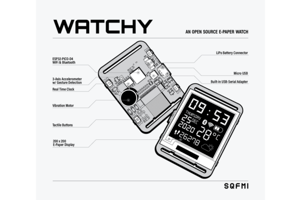 Watchy: The Open-Source E-Paper Watch - Electronics-Lab.com