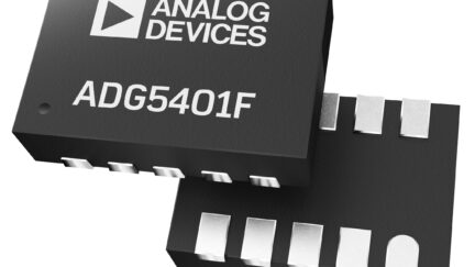 ADG5401F SPST Switch has Low ON resistance