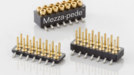 Mezza-pede 1.0mm pitch SMT Connectors from Advanced Interconnections Corp
