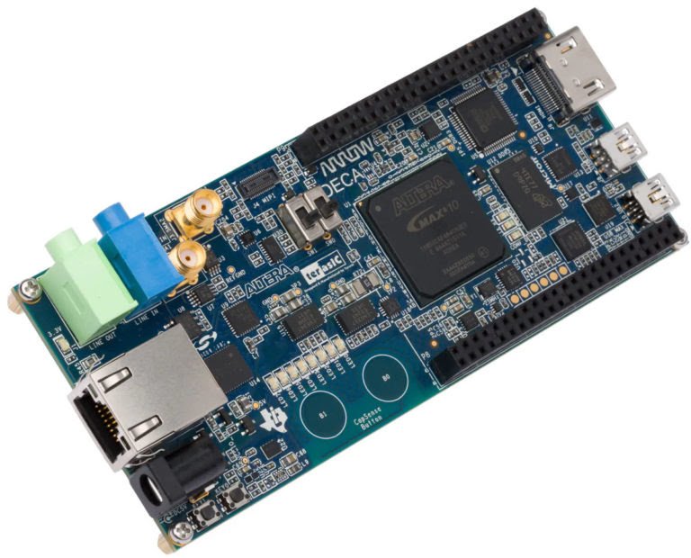 Arrow DECA Board With Intel’s MAX 10 FPGA Now Sells For $37