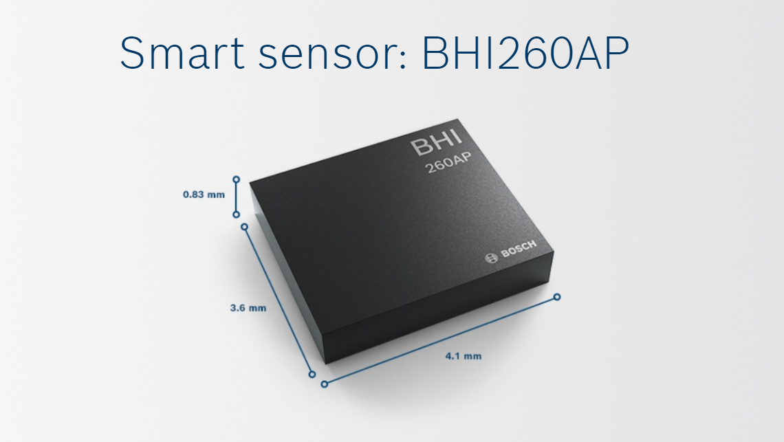 Bosch’s BHI260AP self-learning AI smart sensor for fitness tracking