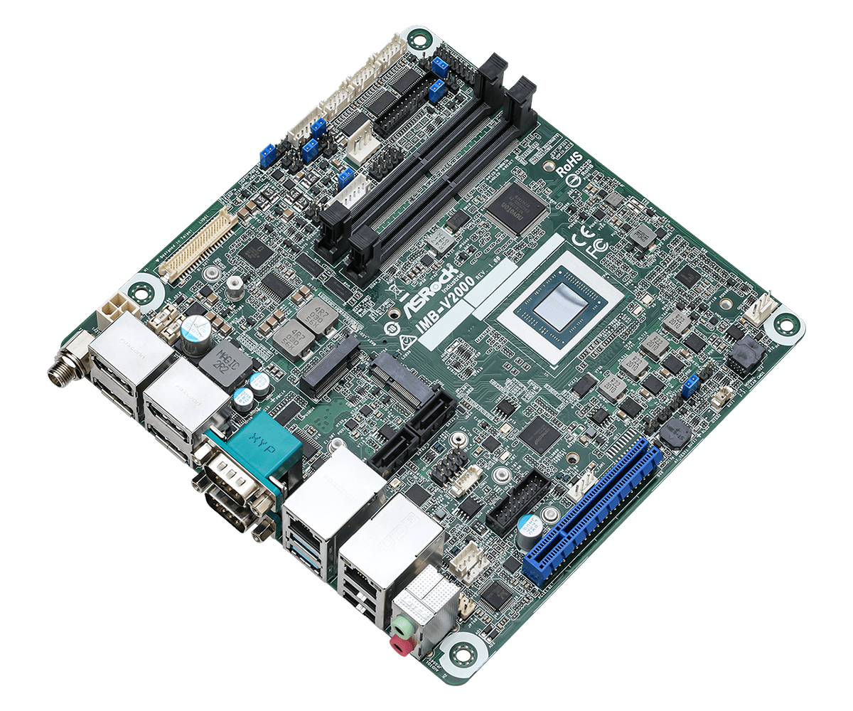 ASRock Industrial Announces the IMB-V2000 Mini-ITX Motherboard Powering the Edge ASRock Industrial Announces the IMB-V2000 Mini-ITX Motherboard Powering the Edge