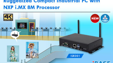 Ruggedized Compact Industrial PC with NXP i.MX 8M Processor