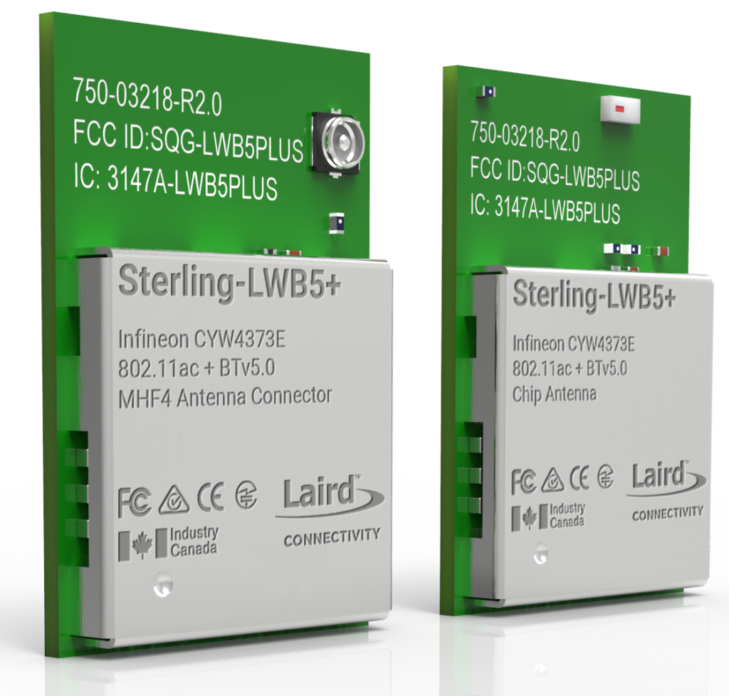 Sterling LWB5+ Wi-Fi® + Bluetooth® Modules