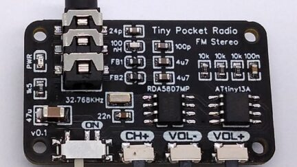 TinyPocketRadio – FM Stereo Radio based on ATtiny13A