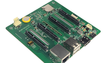 Wiretrustee designs a Four-port SATA Raspberry Pi CM4 carrier board for low-power NAS