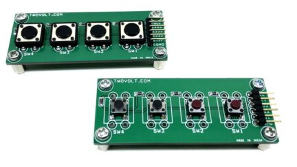 4 Tactile Switch Breakout Board