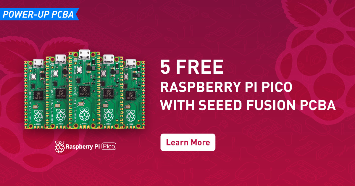 Make your Raspberry Pi Pico Project with 5 Free Pico using Seeed Fusion’s PCB Assembly Service