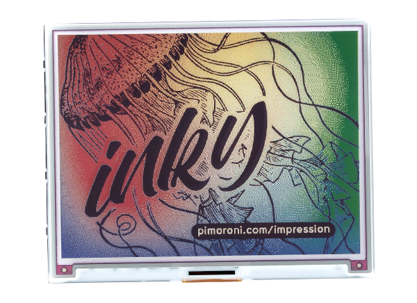 Pimoroni PIM534 Inky Impression (7 colour ePaper/eInk/EPD)