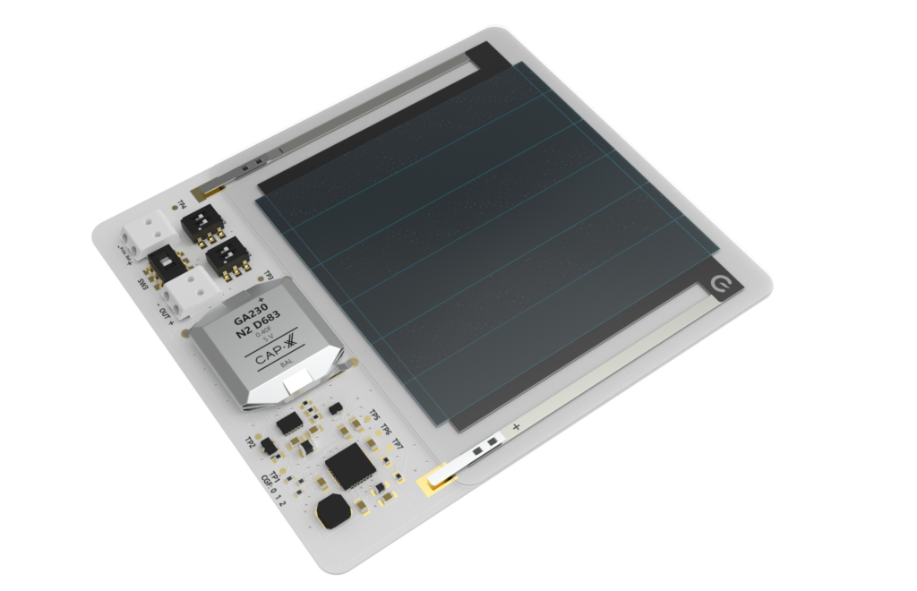 Epishine’s world unique solar cell provides power indoors down at ~2 uW/cm²