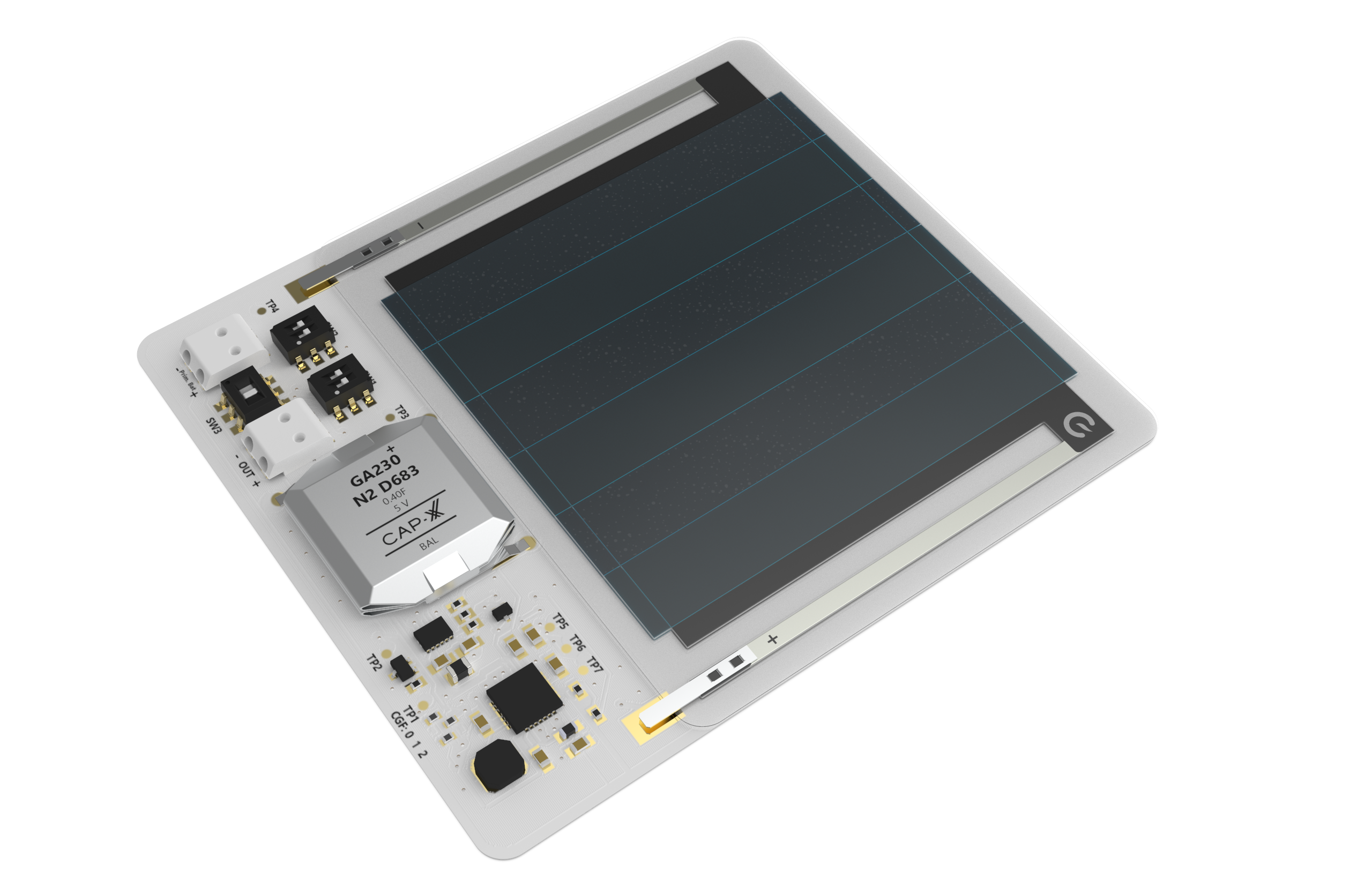 Epishine’s world unique solar cell provides power indoors down at ~2 uW/cm²