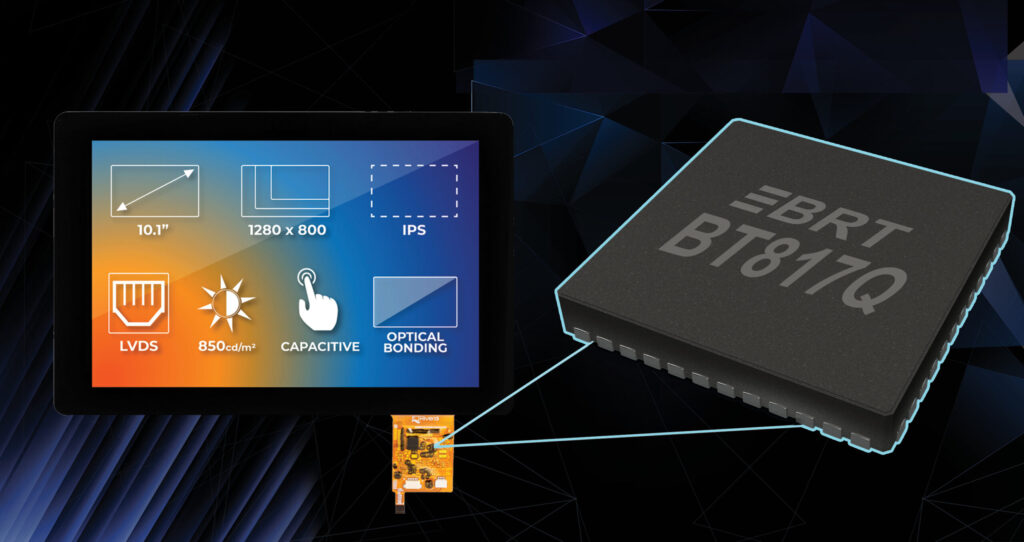 Latest Higher Resolution EVE ICs from Bridgetek Now Designed into High-End Riverdi Displays