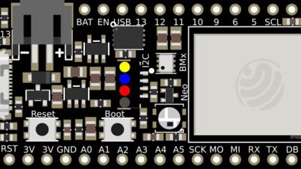 Adafruit’s Panel-mount TFT ESP32-S2 Wi-Fi Feather Board