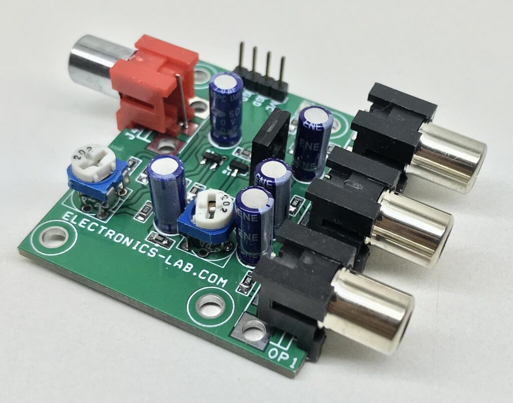 3 Channel Analog Video Splitter with Video Amplifier