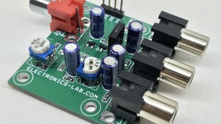 3 Channel Analog Video Splitter with Video Amplifier