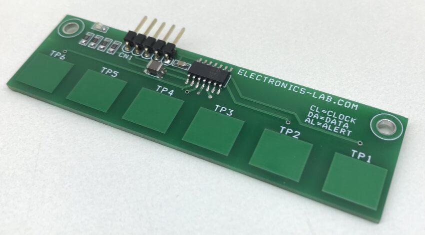 6-Channel Capacitive Touch Sensor Module - Electronics-Lab.com