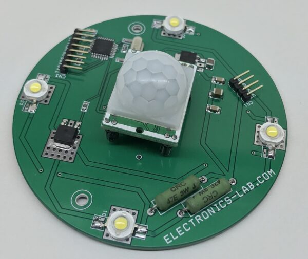 PIR Motion Sensor LED Ceiling Light - Arduino Compatible - Electronics ...