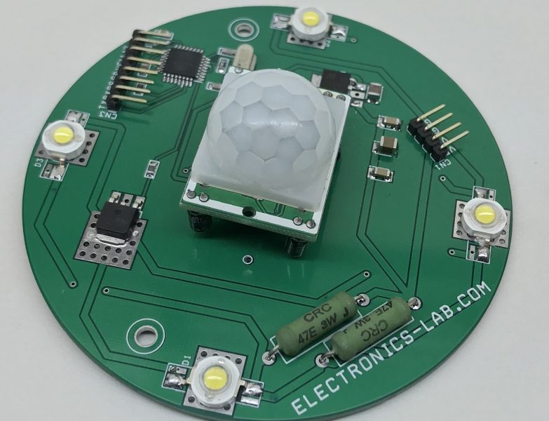 PIR Motion Sensor LED Ceiling Light – Arduino Compatible