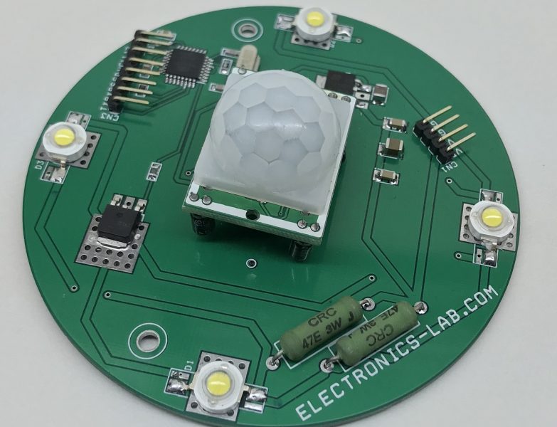 PIR Motion Sensor LED Ceiling Light – Arduino Compatible
