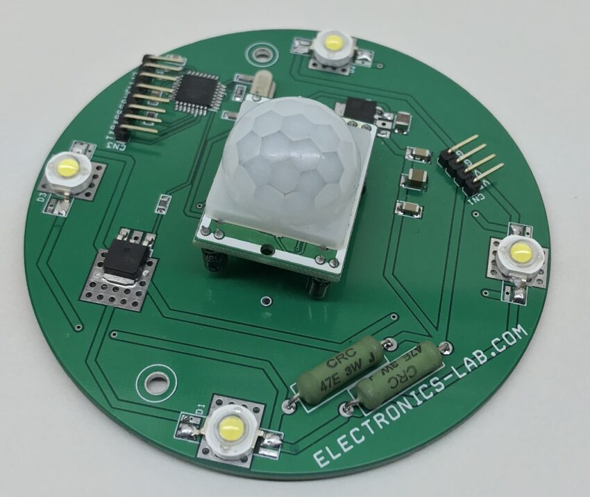 PIR Motion Sensor LED Ceiling Light - Arduino Compatible - Electronics ...