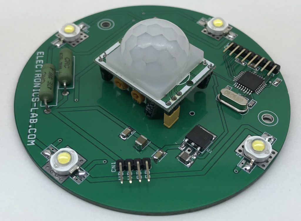PIR Motion Sensor LED Ceiling Light - Arduino Compatible - Electronics ...