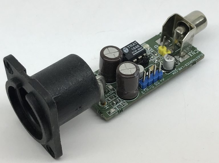 AudioBalanced Line Driver Unbalanced Audio to Balanced Audio