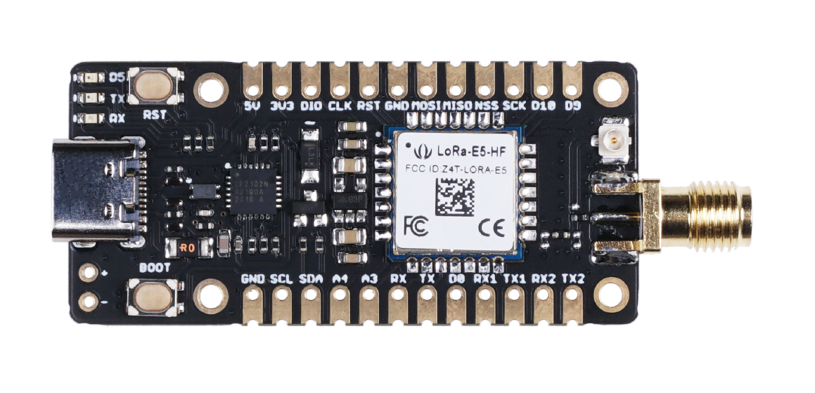 LoRa-E5 mini Dev Board Top View