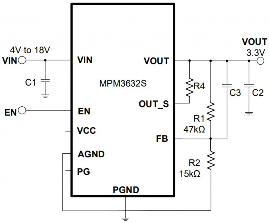 MPM3632S High-Frequency 18 V/3 A DC/DC Regulator with Integrated Inductor