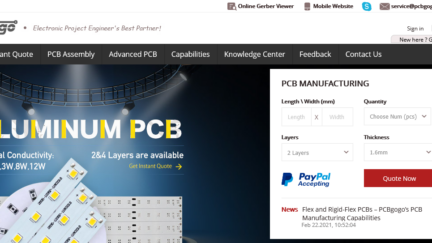 PCBgogo: Manufacture Your PCBs Fast and with Ease