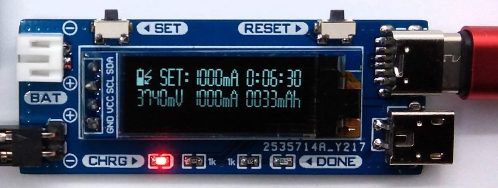 TinyCharger – Single Cell Li-Ion Battery Charger with Monitoring TinyCharger – Single Cell Li-Ion Battery Charger with Monitoring