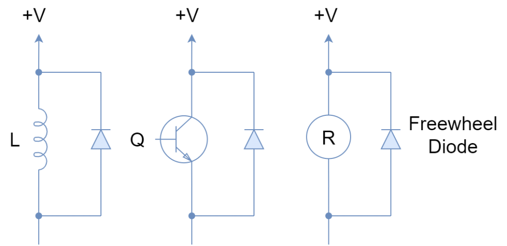 Freewheel diode applications