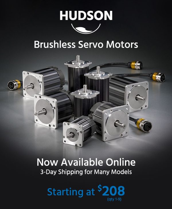 Teknic’s brushless servo motors are now available online