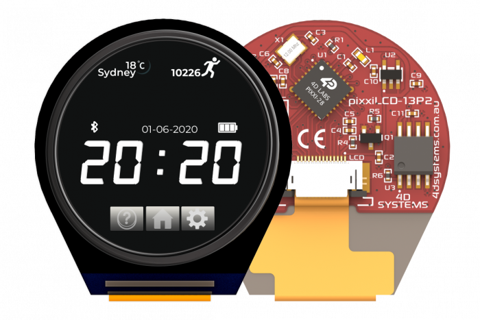 pixxiLCD series from 4D Systems