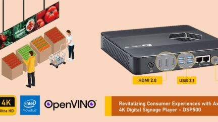 Revitalizing Consumer Experiences with Axiomtek’s 4K Digital Signage Player – DSP500
