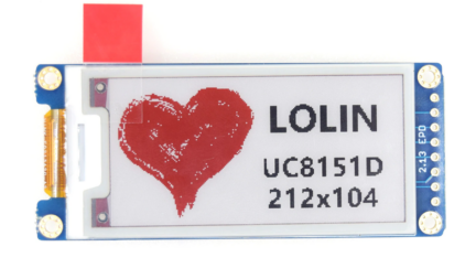 Tiny Tri-color E-Ink display for Wemos D1 Mini board sells for $10