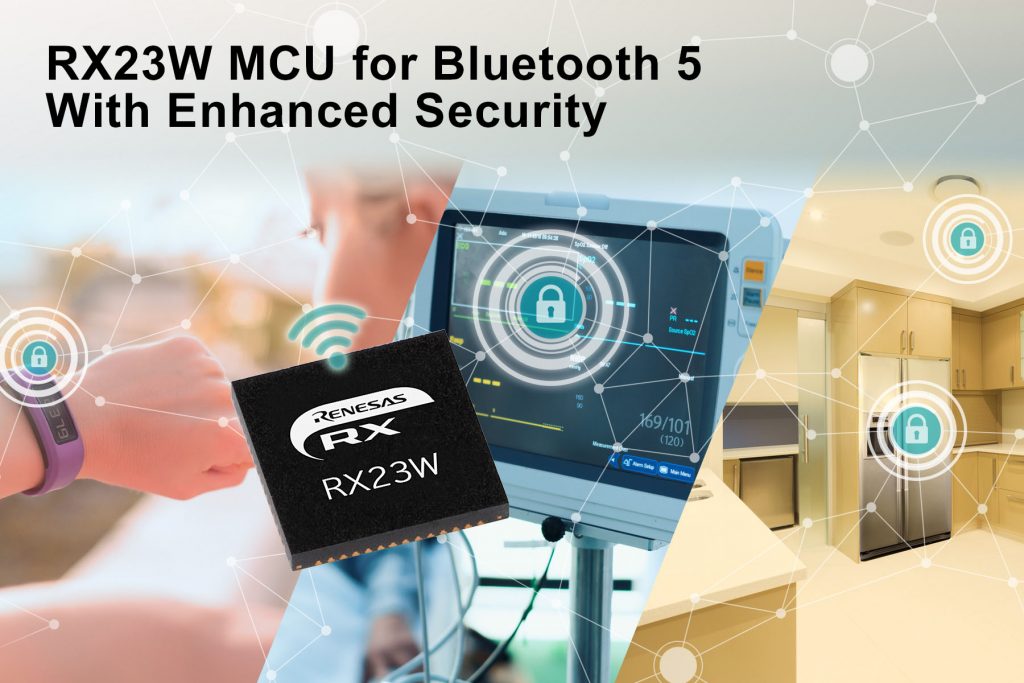 Renesas releases RX23W module with Bluetooth for system control and wireless communication on IoT devices