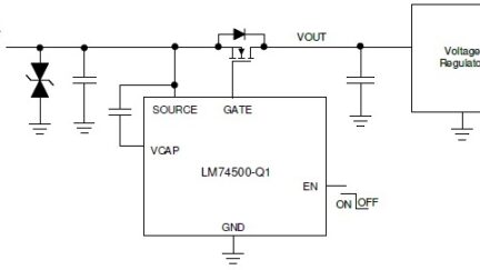 Texas Instruments LM74500-Q1 Reverse Polarity Protection Controller