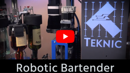 Robotic Bartender – What can a $99 Arduino-compatible controller and 6 BLDC servo motors do?